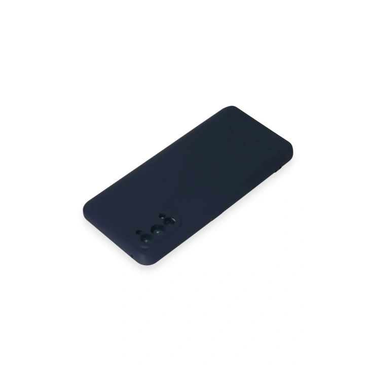 Mey İthalat®  Realme 7 Pro Kılıf Nano içi Kadife Silikon - Lacivert