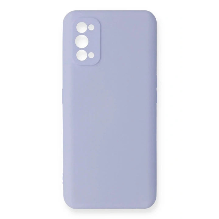 Mey İthalat®  Realme 7 Pro Kılıf Nano içi Kadife Silikon - Lila