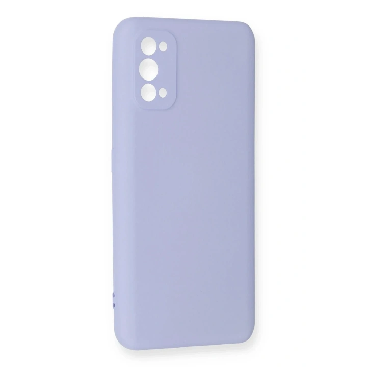 Mey İthalat®  Realme 7 Pro Kılıf Nano içi Kadife Silikon - Lila