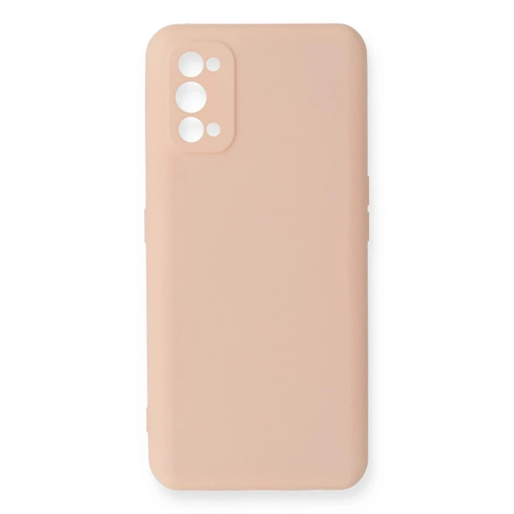 Mey İthalat®  Realme 7 Pro Kılıf Nano içi Kadife Silikon - Pudra