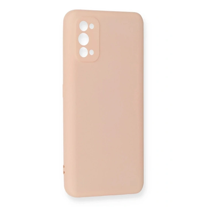 Mey İthalat®  Realme 7 Pro Kılıf Nano içi Kadife Silikon - Pudra