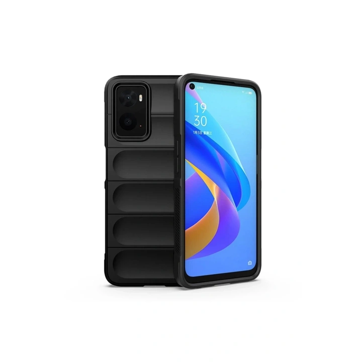 Mey İthalat®  Realme 9i 4G Kılıf Optimum Silikon - Siyah