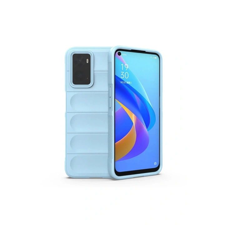 Mey İthalat®  Realme 9i 4G Kılıf Optimum Silikon - Sky Blue