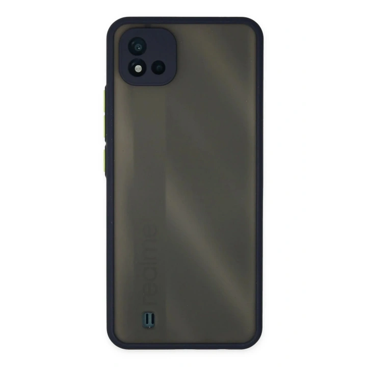 Mey İthalat®  Realme C11 2021 Kılıf Montreal Silikon Kapak - Lacivert