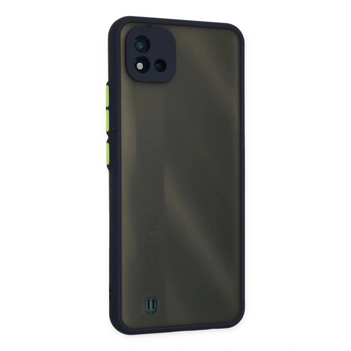 Mey İthalat®  Realme C11 2021 Kılıf Montreal Silikon Kapak - Lacivert