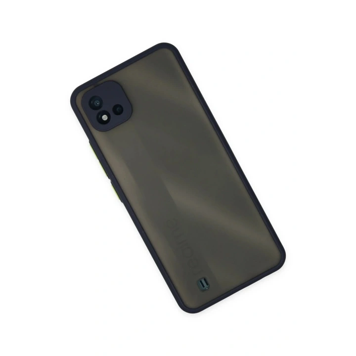 Mey İthalat®  Realme C11 2021 Kılıf Montreal Silikon Kapak - Lacivert