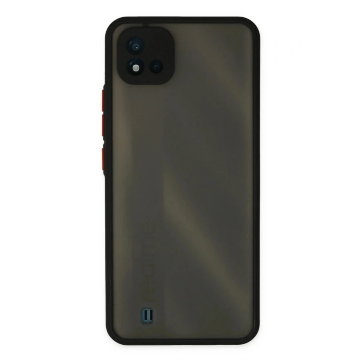 Mey İthalat®  Realme C11 2021 Kılıf Montreal Silikon Kapak - Siyah