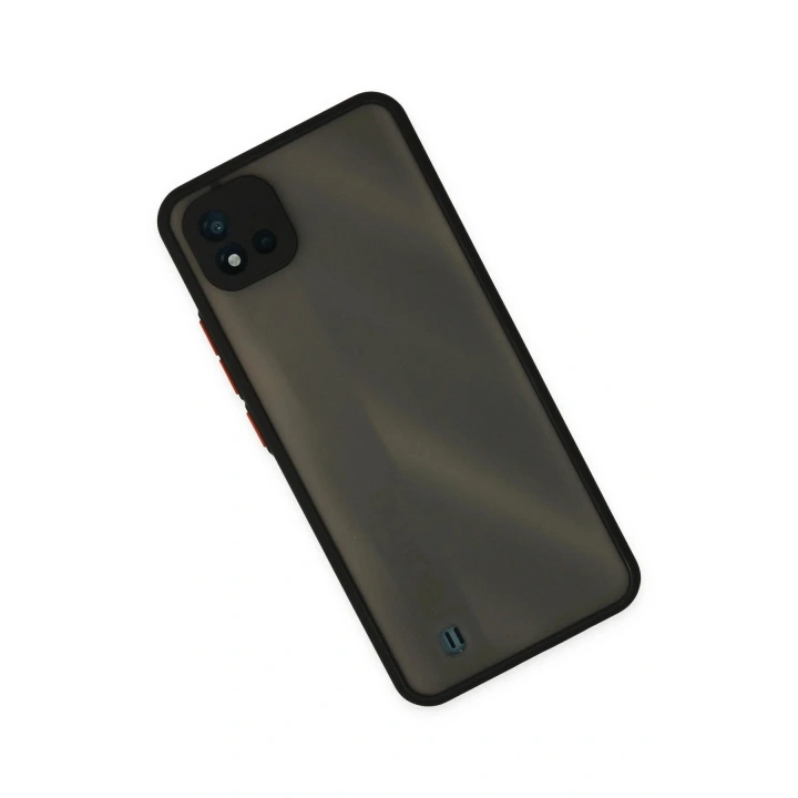 Mey İthalat®  Realme C11 2021 Kılıf Montreal Silikon Kapak - Siyah