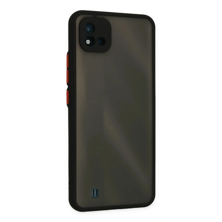 Mey İthalat®  Realme C11 2021 Kılıf Montreal Silikon Kapak - Siyah