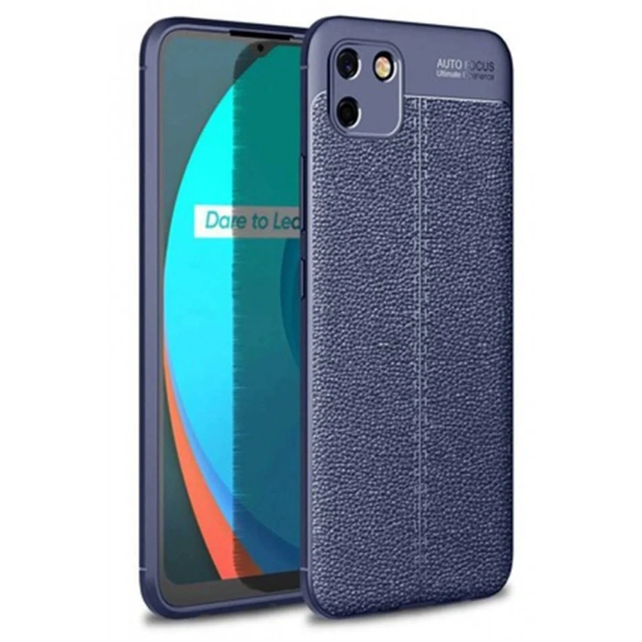 Mey İthalat®  Realme C11 Kılıf Auto Focus Kapak - Lacivert