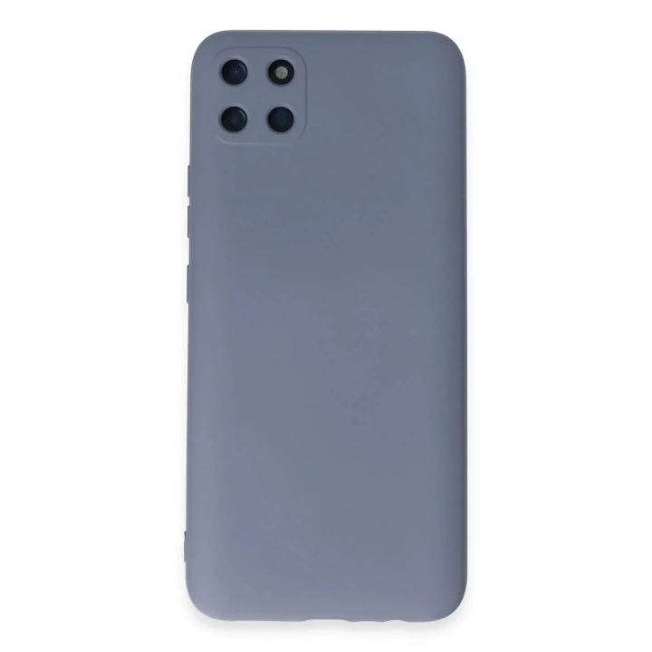 Mey İthalat®  Realme C11 Kılıf Nano içi Kadife Silikon - Gri