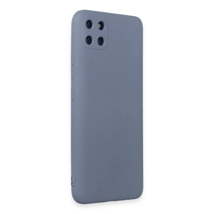 Mey İthalat®  Realme C11 Kılıf Nano içi Kadife Silikon - Gri