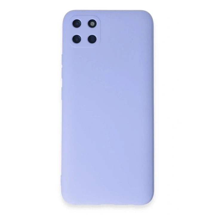 Mey İthalat®  Realme C11 Kılıf Nano içi Kadife Silikon - Lila