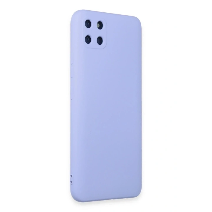 Mey İthalat®  Realme C11 Kılıf Nano içi Kadife Silikon - Lila
