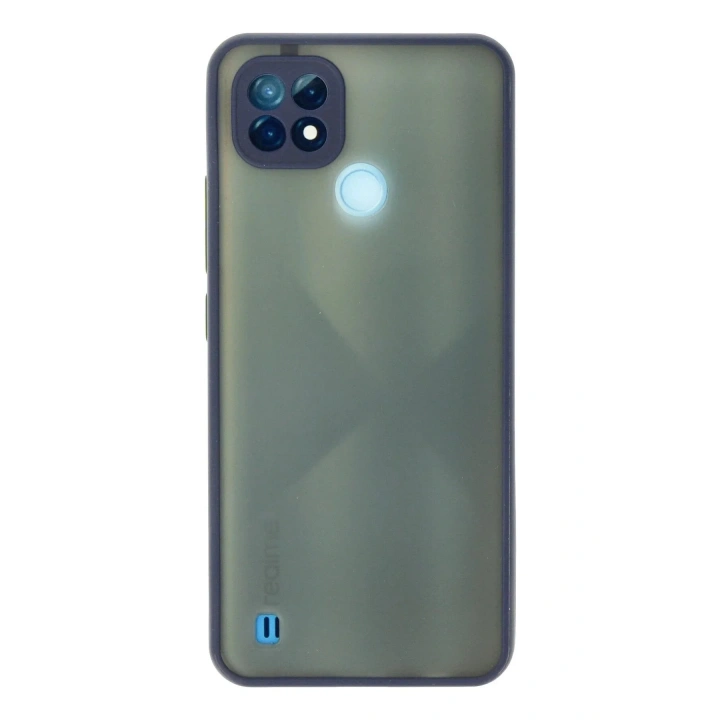 Mey İthalat®  Realme C21 Kılıf Montreal Silikon Kapak - Lacivert