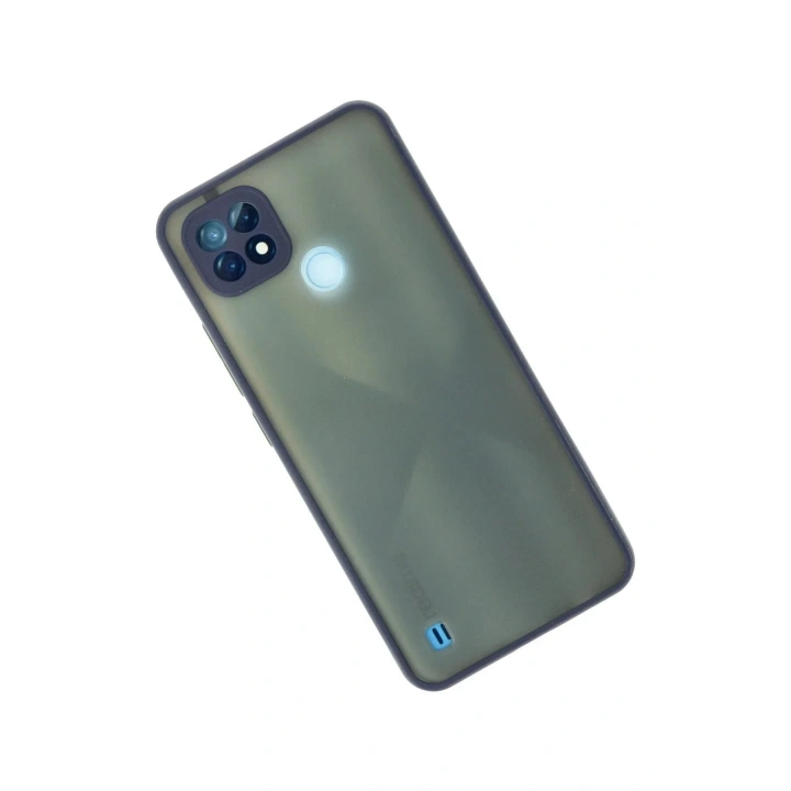 Mey İthalat®  Realme C21 Kılıf Montreal Silikon Kapak - Lacivert