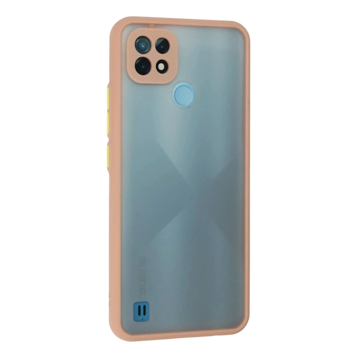 Mey İthalat®  Realme C21 Kılıf Montreal Silikon Kapak - Pembe