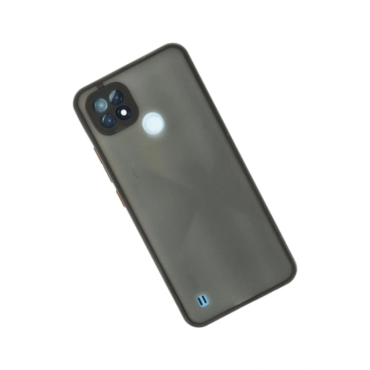 Mey İthalat®  Realme C21 Kılıf Montreal Silikon Kapak - Siyah