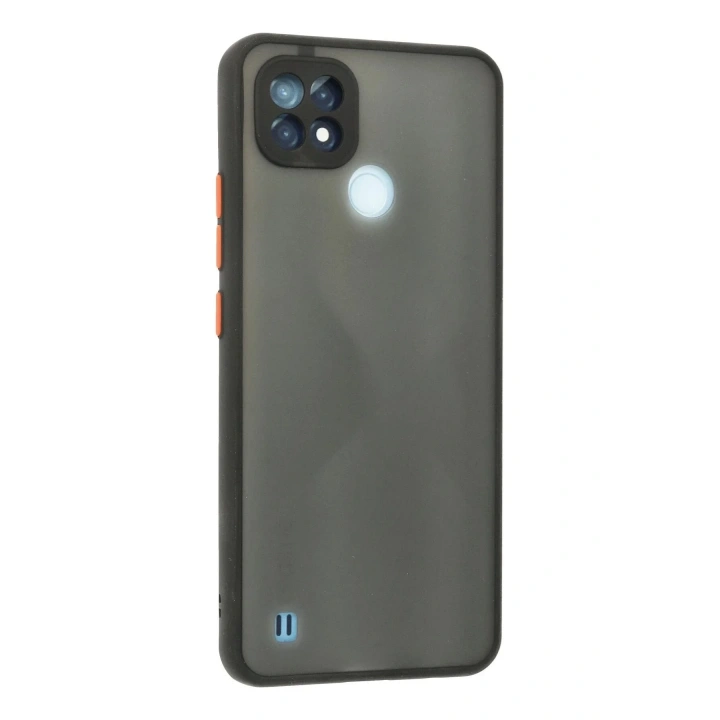 Mey İthalat®  Realme C21 Kılıf Montreal Silikon Kapak - Siyah