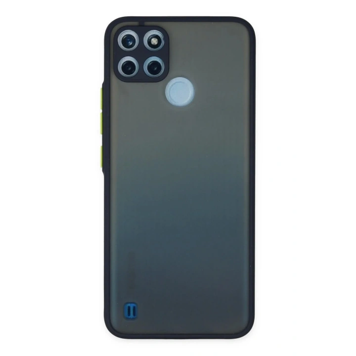 Mey İthalat®  Realme C21Y Kılıf Montreal Silikon Kapak - Lacivert