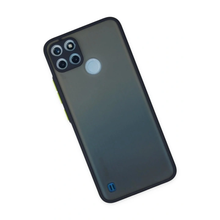 Mey İthalat®  Realme C21Y Kılıf Montreal Silikon Kapak - Lacivert