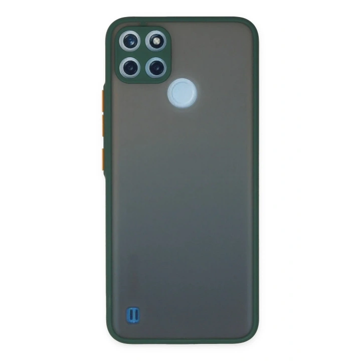Mey İthalat®  Realme C21Y Kılıf Montreal Silikon Kapak - Yeşil