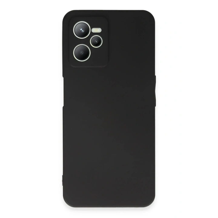 Mey İthalat®  Realme C35 Kılıf First Silikon - Siyah