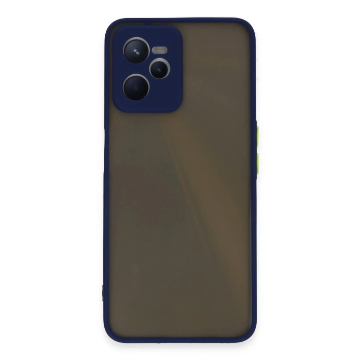Mey İthalat®  Realme C35 Kılıf Montreal Silikon Kapak - Lacivert