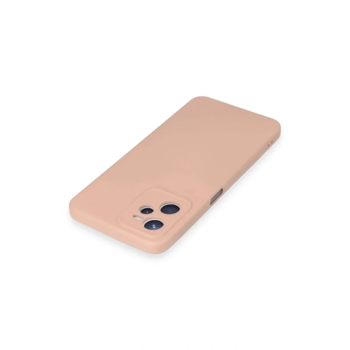 Mey İthalat®  Realme C35 Kılıf Nano içi Kadife Silikon - Pudra