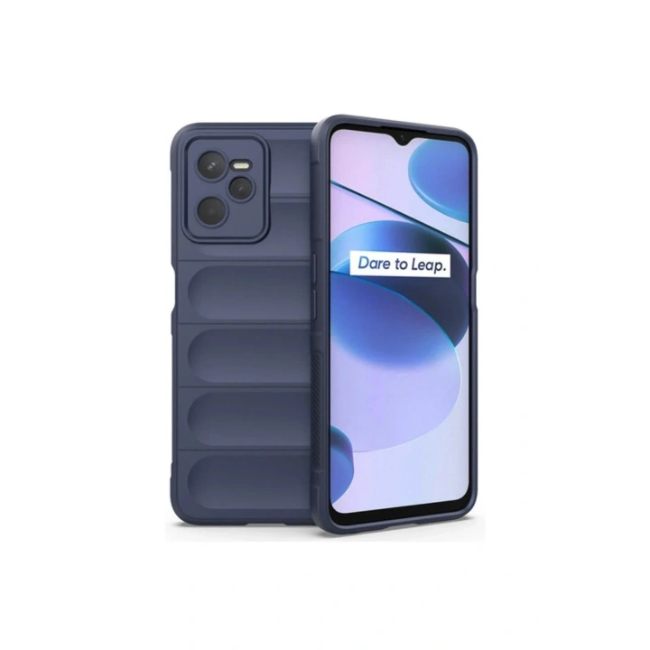 Mey İthalat®  Realme C35 Kılıf Optimum Silikon - Lacivert