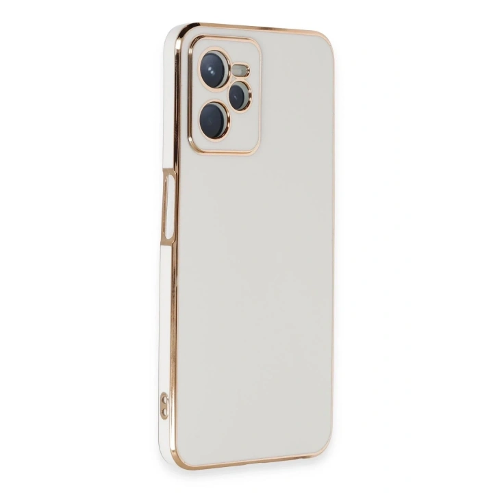 Mey İthalat®  Realme C35 Kılıf Volet Silikon - Beyaz
