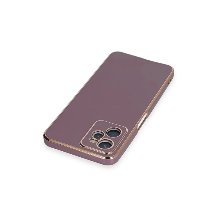 Mey İthalat®  Realme C35 Kılıf Volet Silikon - Mor