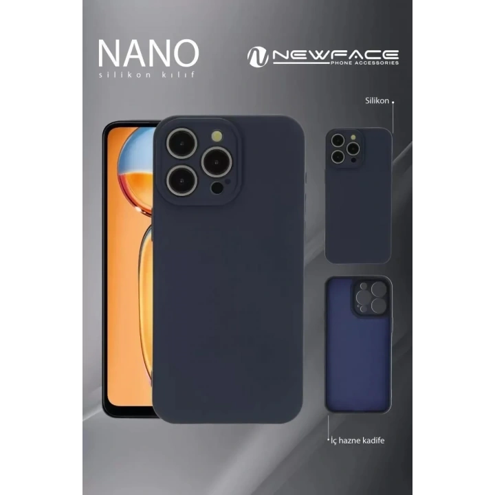 Mey İthalat®  Realme C53 Kılıf Nano içi Kadife Silikon - Mavi