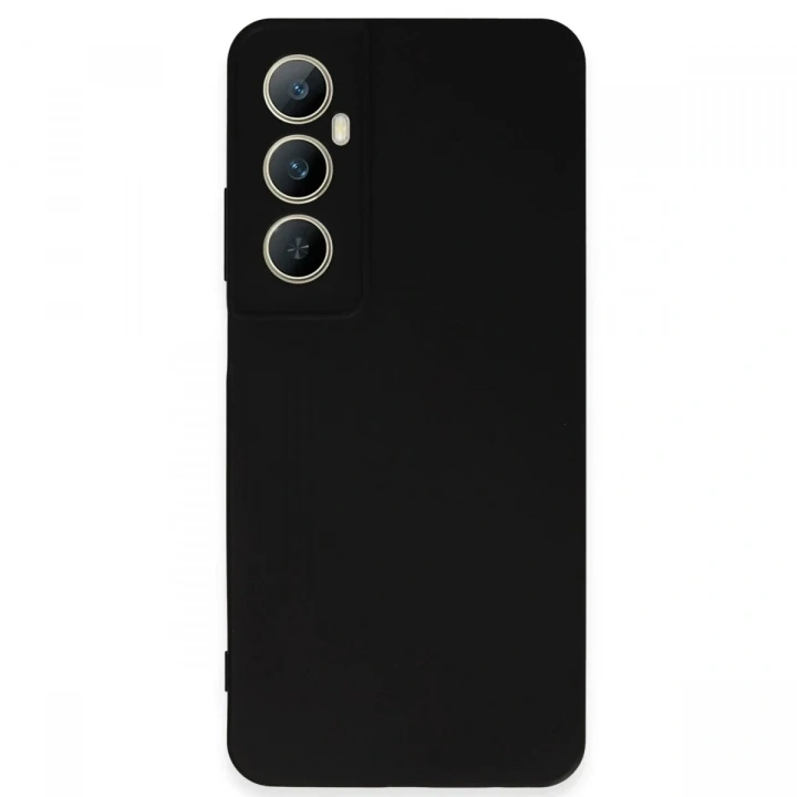 Mey İthalat®  Realme C65 Kılıf First Silikon - Siyah