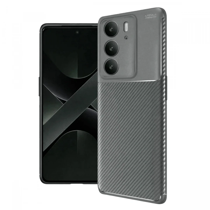 Mey İthalat®  Realme C75 4G Auto Focus Karbon Kapak - Gri