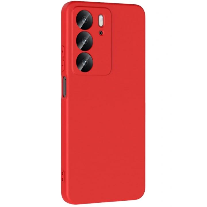 Mey İthalat®  Realme C75 4G First Silikon - Kırmızı