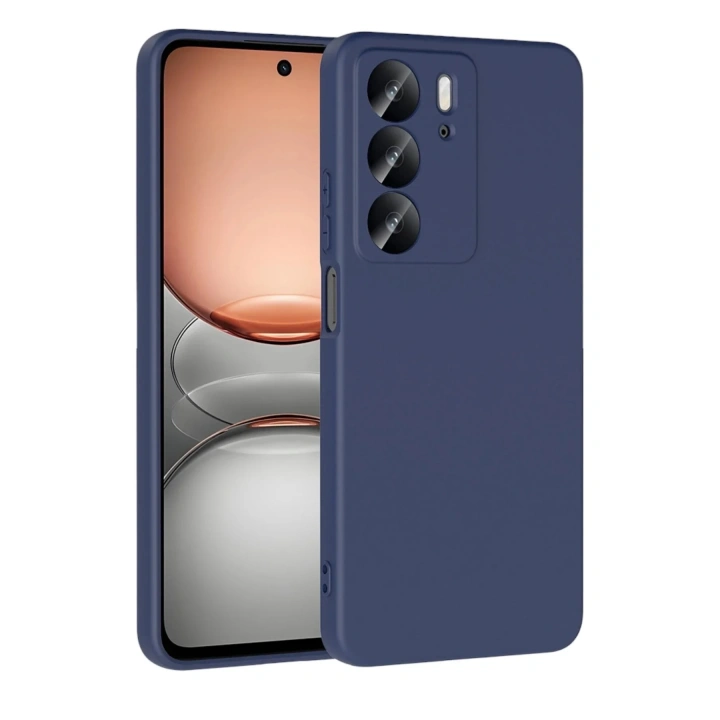 Mey İthalat®  Realme C75 4G First Silikon - Lacivert