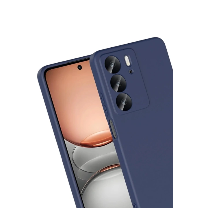 Mey İthalat®  Realme C75 4G First Silikon - Lacivert