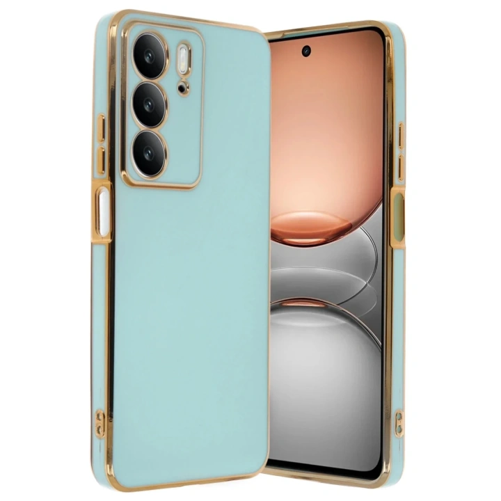 Mey İthalat®  Realme C75 4G Kılıf Volet Silikon - Açık Yeşil