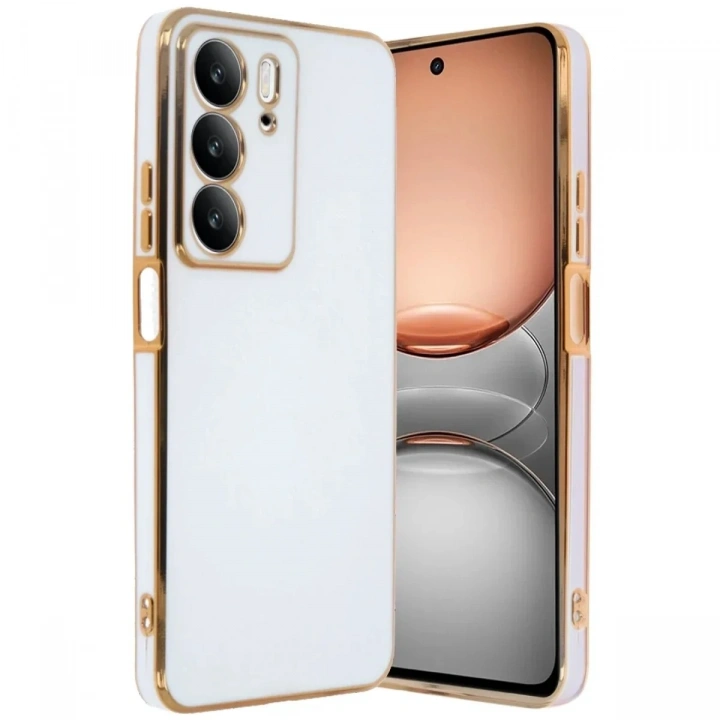 Mey İthalat®  Realme C75 4G Kılıf Volet Silikon - Beyaz