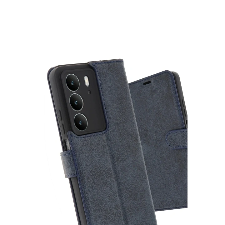 Mey İthalat®  Realme C75 4G Trend S Plus Kapaklı Kılıf - Lacivert