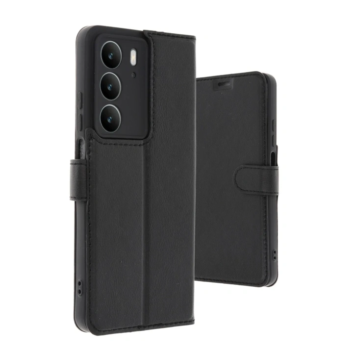 Mey İthalat®  Realme C75 4G Trend S Plus Kapaklı Kılıf - Siyah