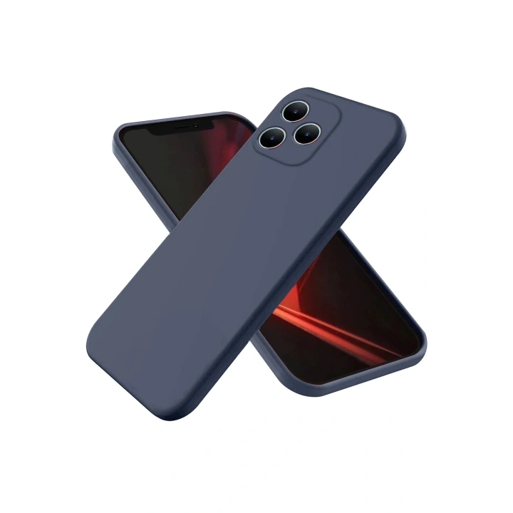 Mey İthalat®  Realme Note 50 4G Kılıf First Silikon - Lacivert