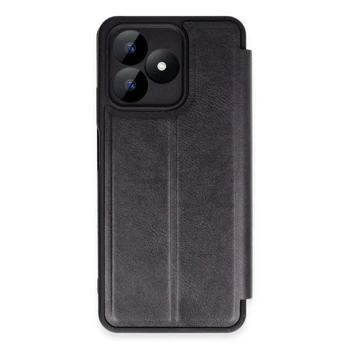 Mey İthalat®  Realme Note 50 4G Kılıf Flip Cover - Siyah