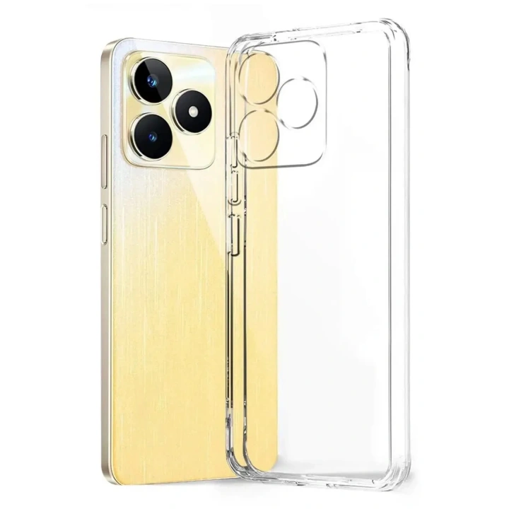 Mey İthalat®  Realme Note 50 4G Kılıf Lüx Şeffaf Silikon
