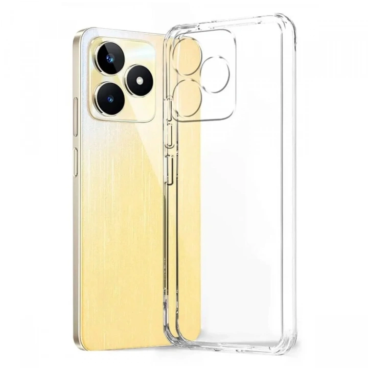 Mey İthalat®  Realme Note 50 4G Kılıf Lüx Şeffaf Silikon