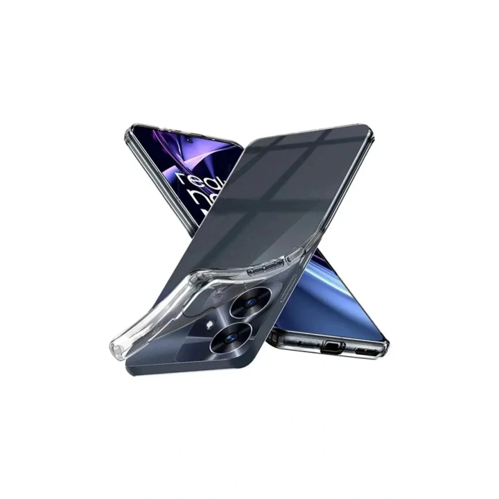 Mey İthalat®  Realme Note 60 Kılıf Lüx Şeffaf Silikon