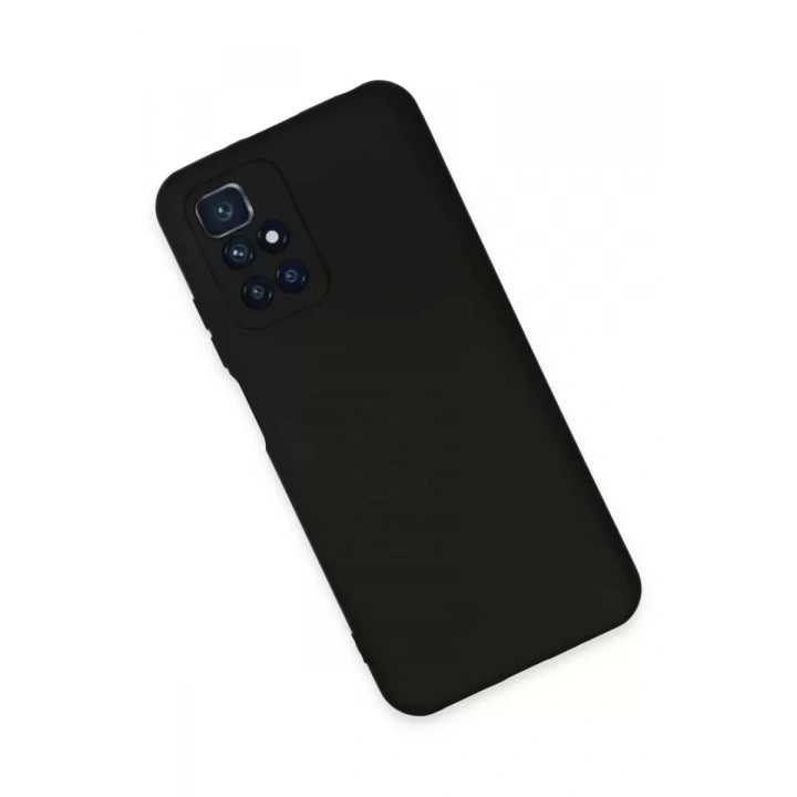 Mey İthalat®   Redmi 10 2022 Kılıf Nano içi Kadife Silikon - Siyah