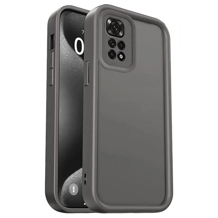 Mey İthalat®   Redmi 10 2022 Kılıf Viera Silikon - Gri