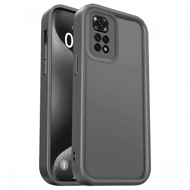 Mey İthalat®   Redmi 10 2022 Kılıf Viera Silikon - Gri